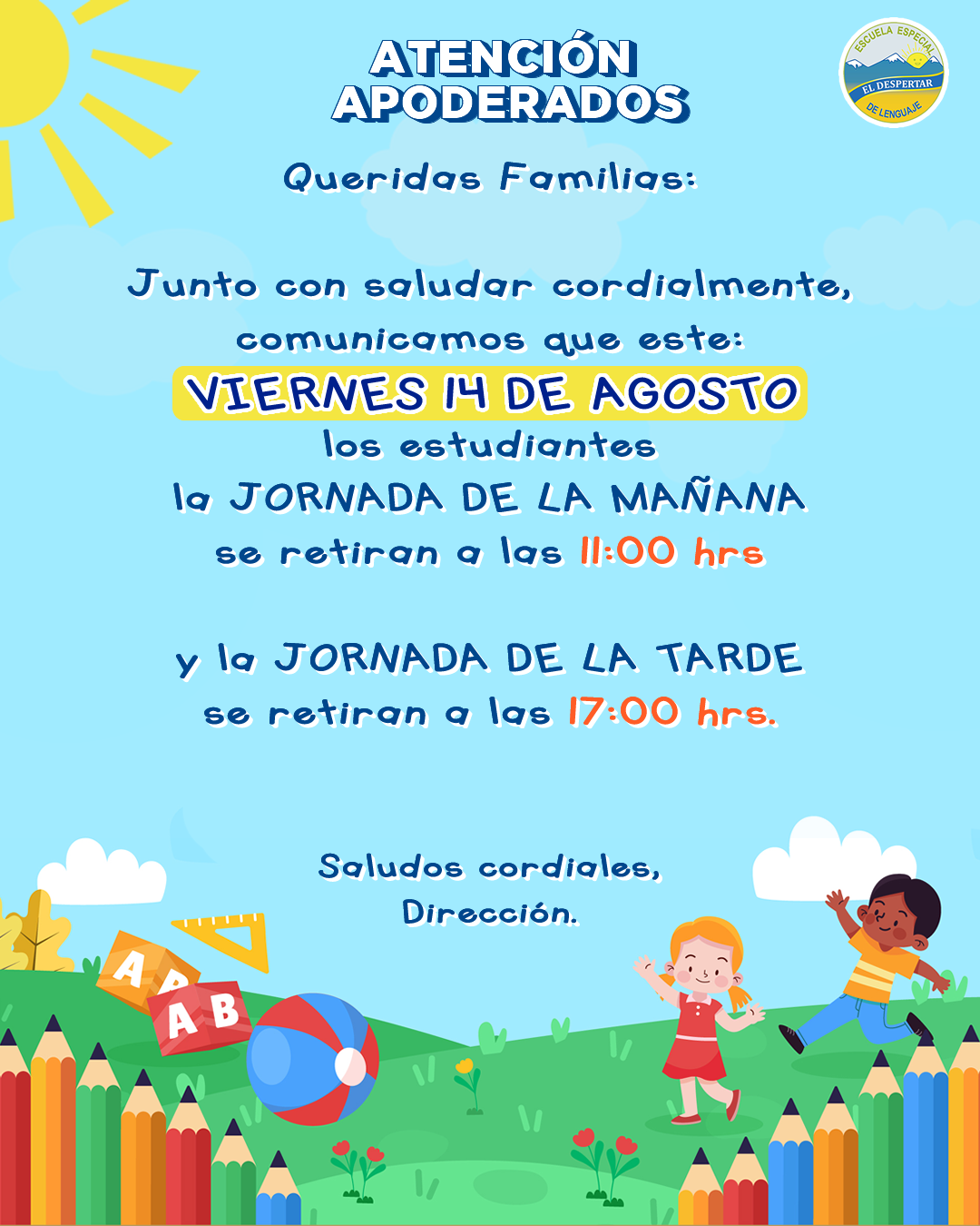 Comunicado Escuela